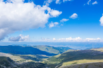Mountain Altai valley. Russian landscape