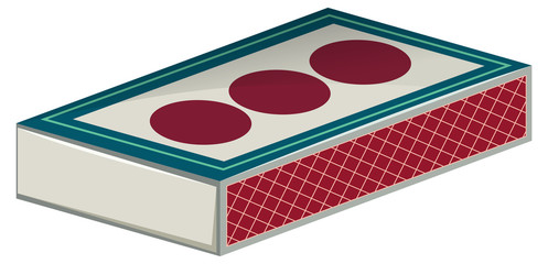 Match box on white background