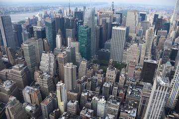 Aerial Photo of New York City Skyscrapers