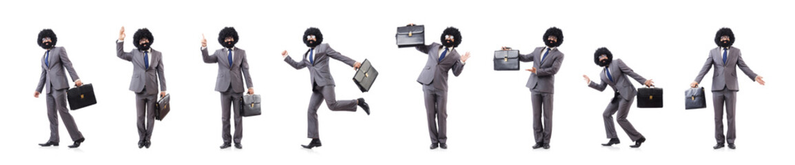 Businessman isolated on the white background