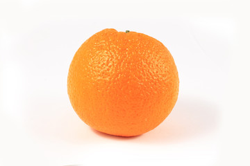 Orange fruit on white background