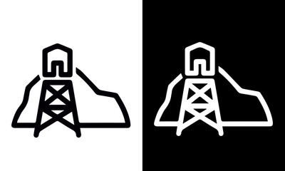 Industry Icons vector design black and white 