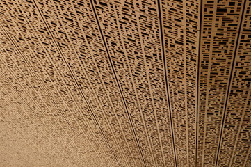 beige letter texture of a ceiling in arabic Moroccan style