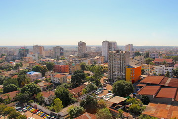 Fototapeta na wymiar Blick über Maputo, Mosambik