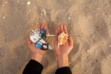 The problem of environmental pollution.