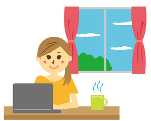 テレワーク　リモートワーク　自宅　在宅勤務