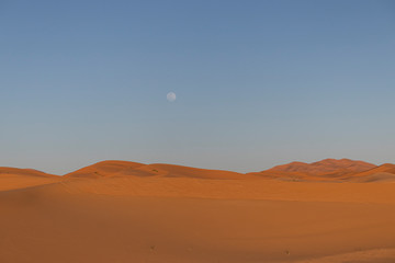 Desierto Erg Chebbi, Sahara, Marruecos. Desierto de Sahara en Merzouga