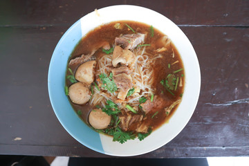Chinese noodle or beef noodle