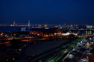 Fototapeta na wymiar 夜の横浜