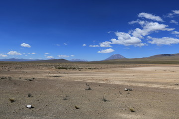 Fototapeta na wymiar Peruvian Landscape on the way to Arequipa