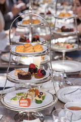 snack afternoon tea stand