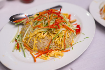 fried rice with full topping