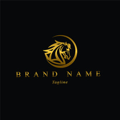 A classy and premium horse logo for your business.