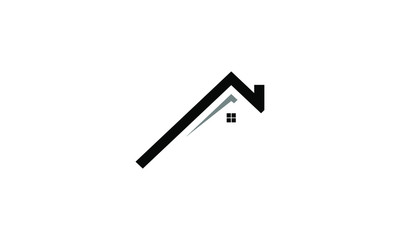 Roof logo design inspiratian vcetor symbol