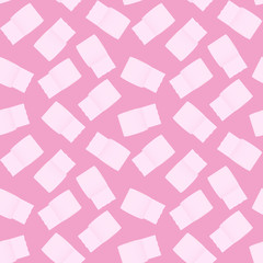 seamless toilet paper pattern on a pink background. 3d illustration