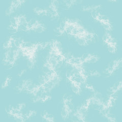 Fototapeta na wymiar Blue background with a white pattern, delicate texture, sky color, light tone abstraction, blurred background, fuzzy pattern