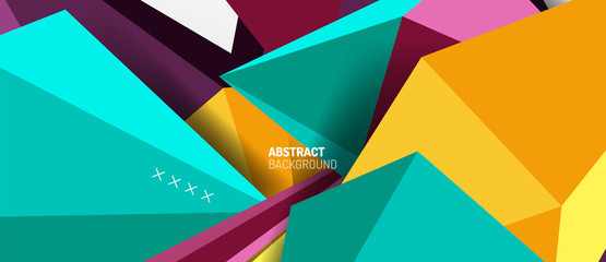 Trendy simple triangle abstract background, dynamic motion concept. Vector Illustration For Wallpaper, Banner, Background, Card, Book Illustration, landing page