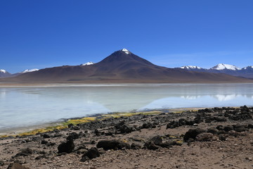 The White Lagoon in the Bolivia