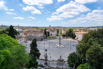 Fototapeta na wymiar Rome panoramic view