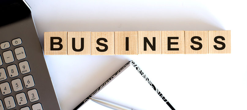 My Work - business concept text on wood block