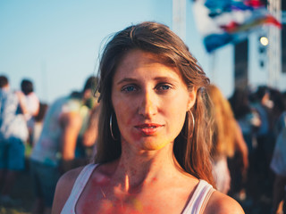 Portrait of woman on Color Fest