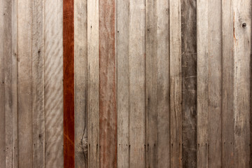 Old vintage pattern vertical wooden plank background for your backdrop.