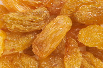 Raisins made from grapes are delicious.