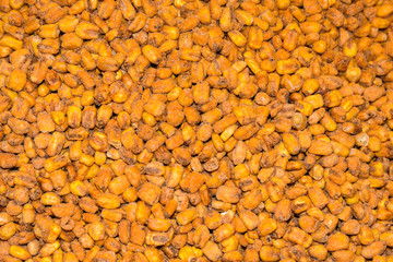 Nuts for sale at the market. Healthy eating concept. Salty snack