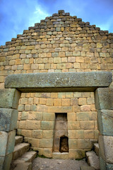 Ancient Ingapirca ruins in the Azuay province, close to Cuenca, Ecuador. The largest Inca ruins in Ecuador