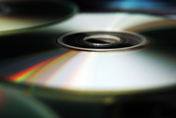 Fototapeta na wymiar CDs