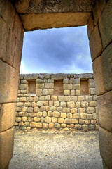 Ancient Ingapirca ruins in the Azuay province, close to Cuenca, Ecuador. The largest Inca ruins in Ecuador