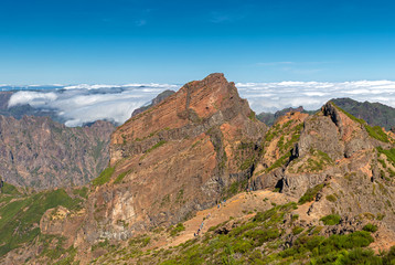 Blick vom Pico do Arieiro, Madeira