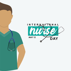 International Nurse Day Design Vector Illustration