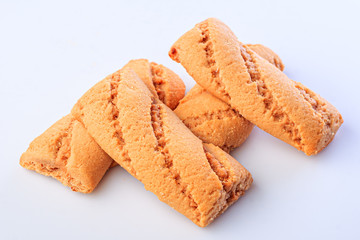 Cookies or Pastry on white background, isolated