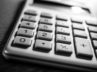 計算機のクローズアップ写真