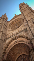 Obraz premium Santa Maria Cathedral in Palma de Mallorca, Majorca (Mallorca), Spain.