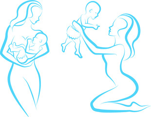 vector illustration of a woman