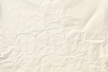 Crumpled brown paper background texture