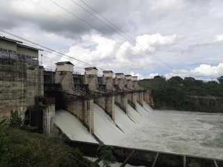 dam on the river