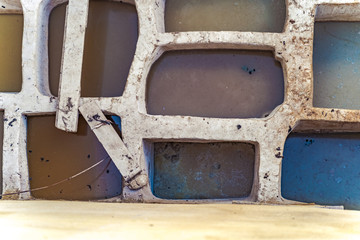 skin painting in the dye shops in the Arab city