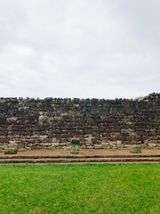 Fototapeta na wymiar view of jesuit ruins at misiones province