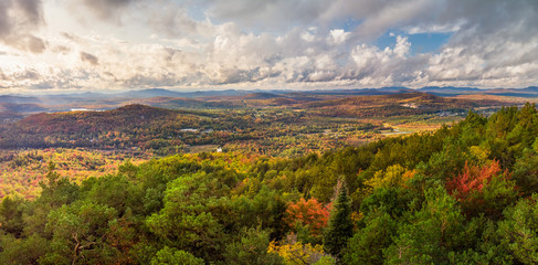 View from Mount Baker Peak near Saranac Lake - Adirondack - New York
