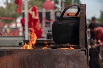 fire hydrant in the street on the way to Karbala