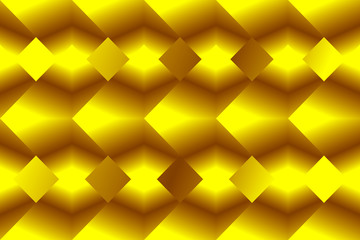 abstract yellow background with squares, abstract geometric gold background pattern vector