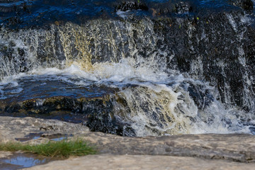 Small waterfalls on a river
