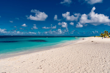 Fototapeta na wymiar perfect island of the Caribbean sea, Anguilla
