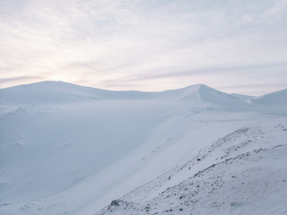 snow covered mountain