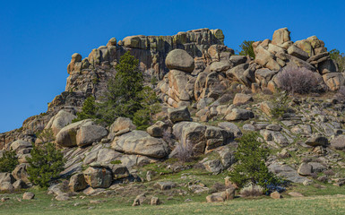 Fototapeta na wymiar mountain landscape with rocks