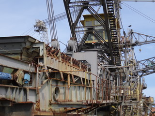 historische Tagebautechnik