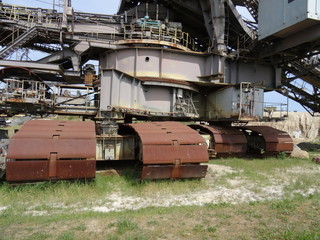 historische Tagebautechnik